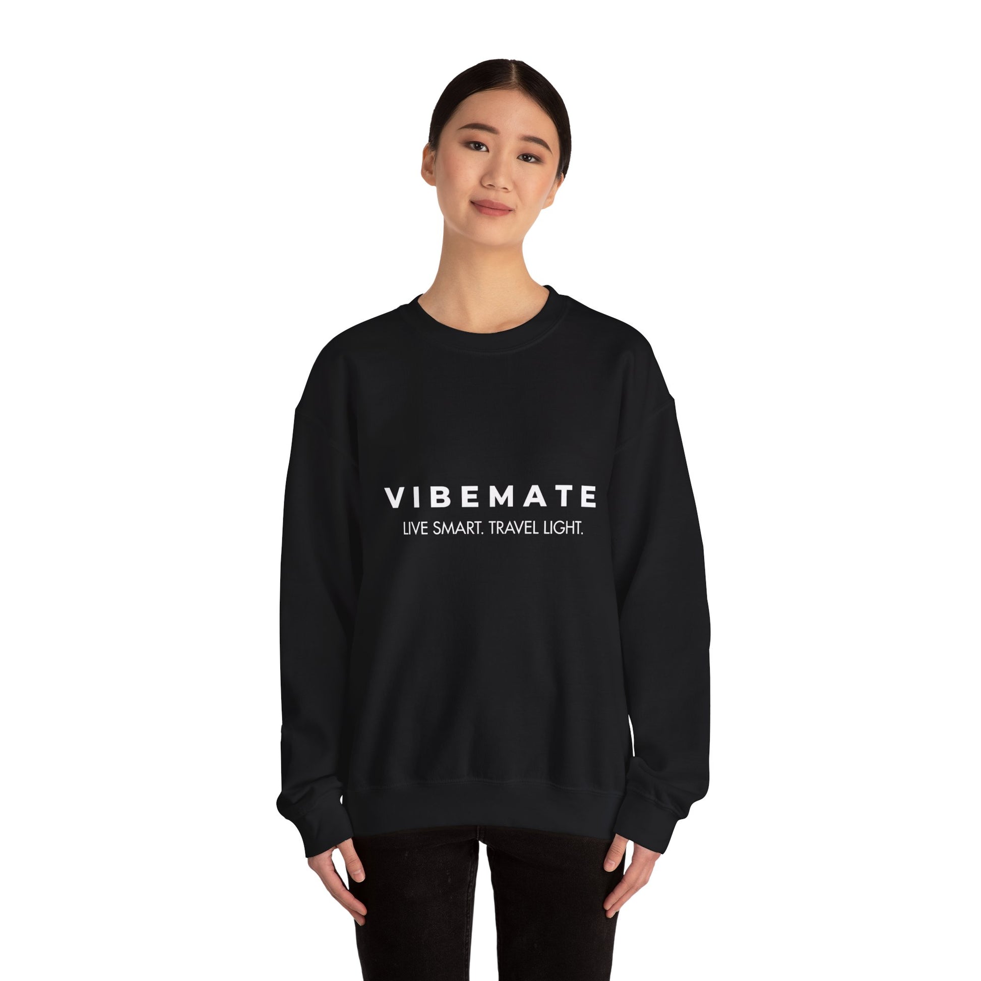 VIBEMATE Live Smart, Travel Light Sweatshirt