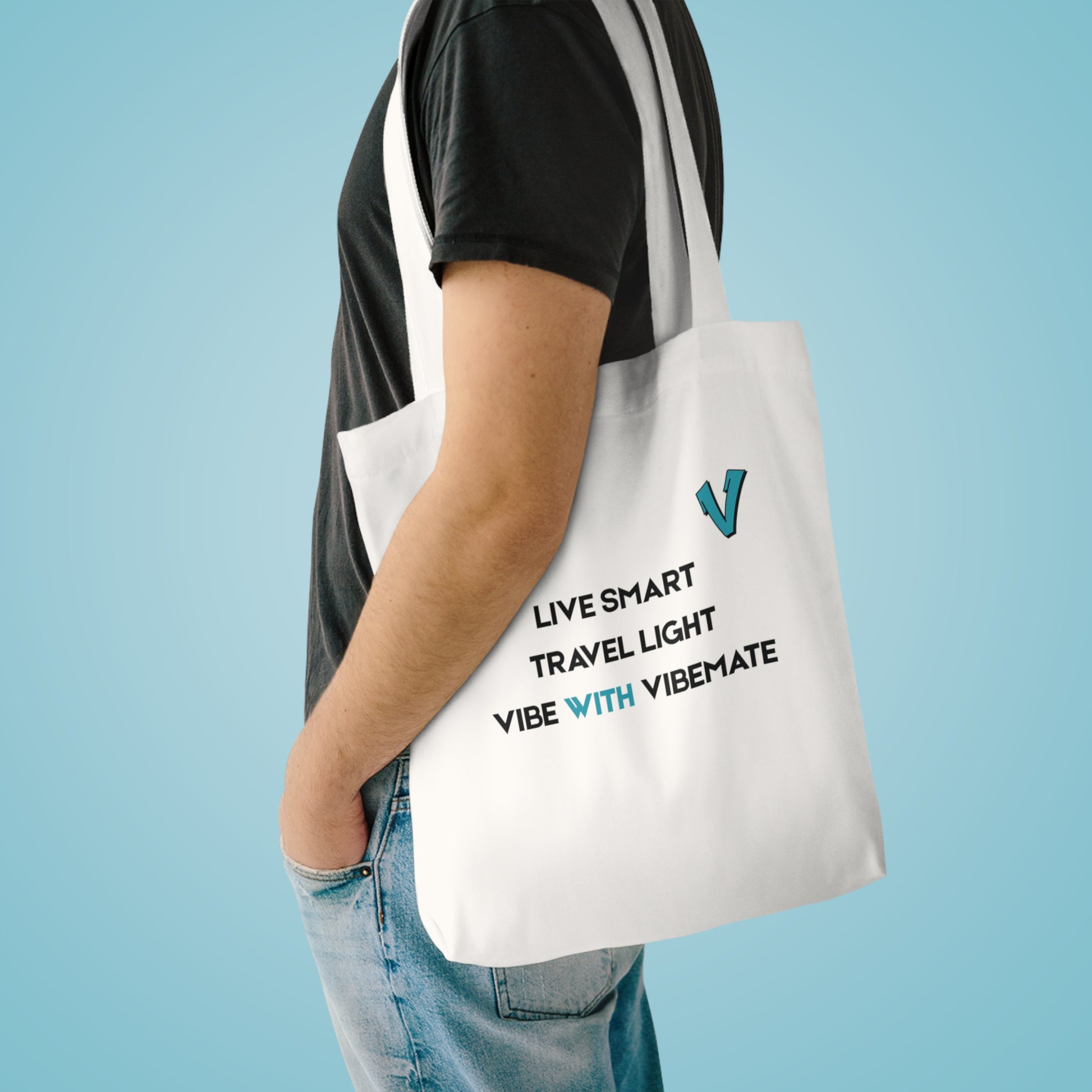 VIBEMATE Trendy Cotton Tote Bag